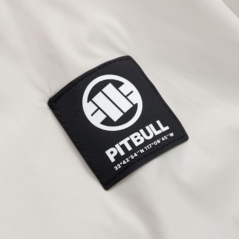 Pánská bunda Pitbull Athletic Logo Nylon Hooded light sand 10