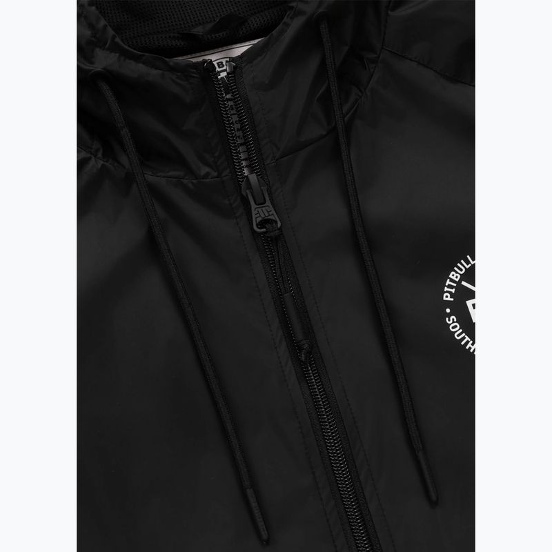 Pánská bunda Pitbull Athletic Tape Nylon Hooded black 5