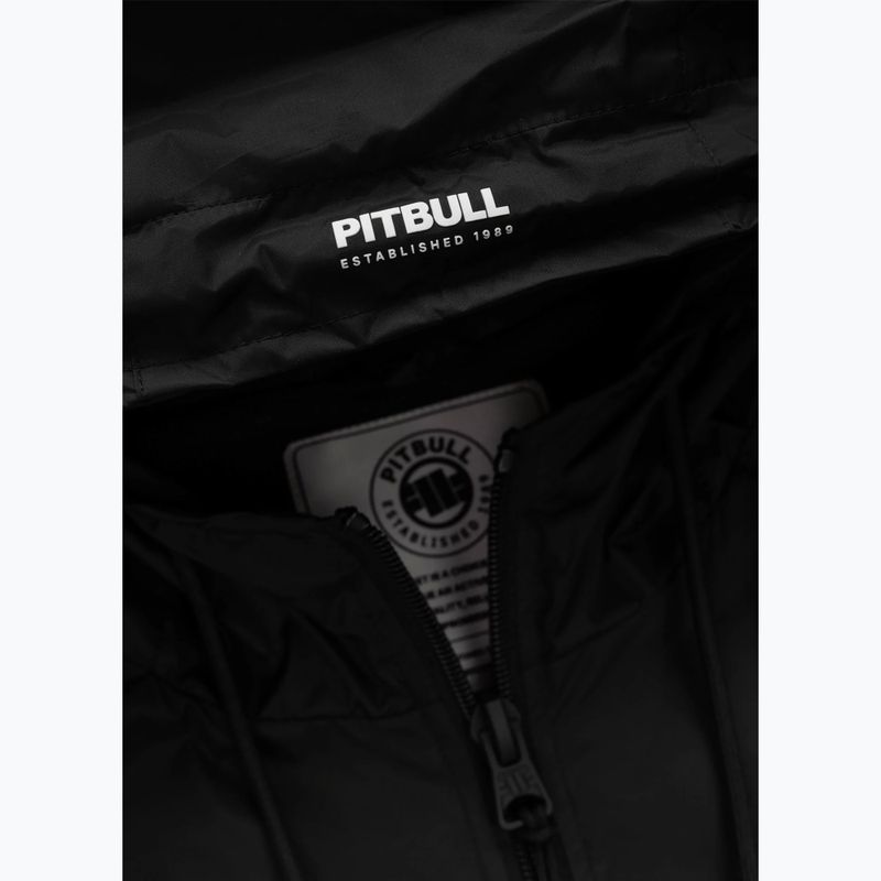Pánská bunda Pitbull Athletic Tape Nylon Hooded black 6