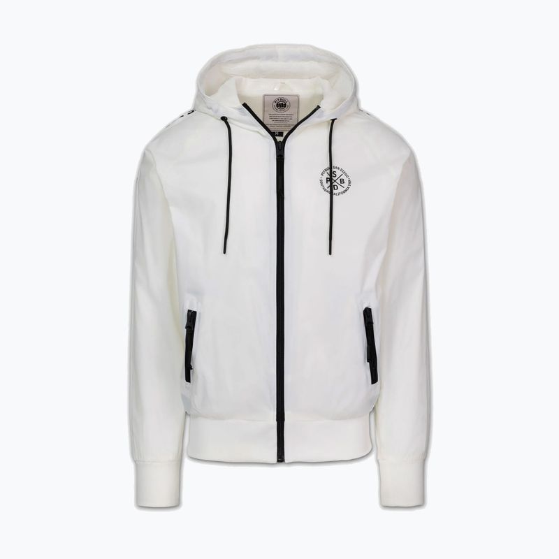 Pánská bunda Pitbull Athletic Tape Nylon Hooded off white 4