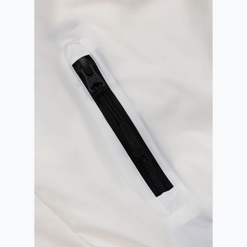 Pánská bunda Pitbull Athletic Tape Nylon Hooded off white 11