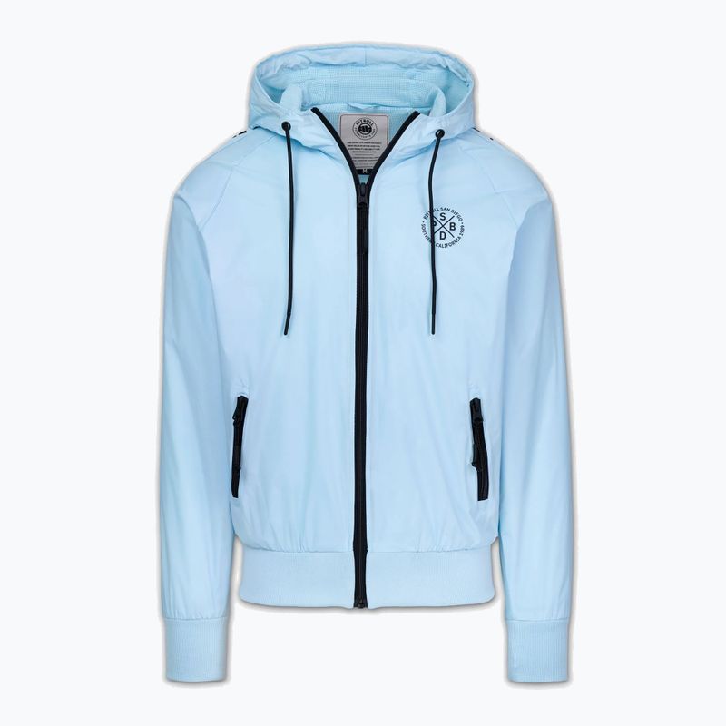 Pánská bunda Pitbull Athletic Tape Nylon Hooded light blue 5