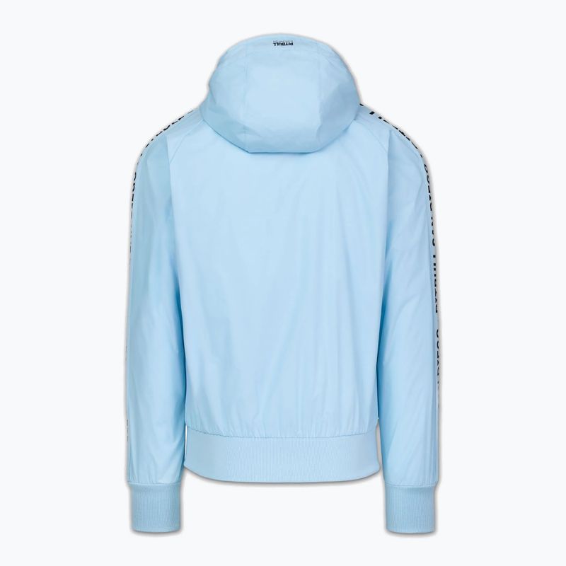 Pánská bunda Pitbull Athletic Tape Nylon Hooded light blue 6