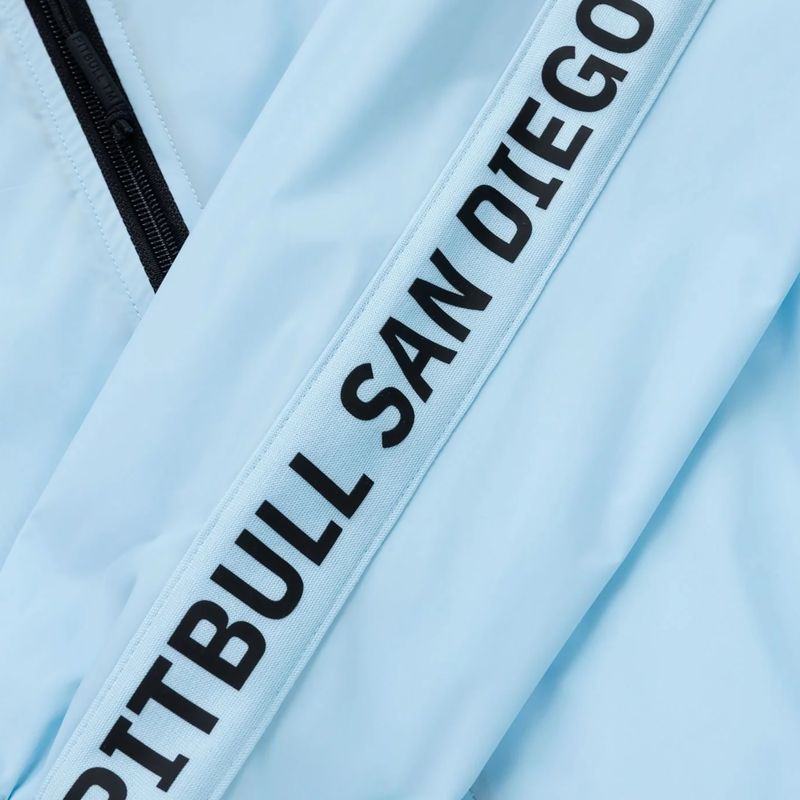 Pánská bunda Pitbull Athletic Tape Nylon Hooded light blue 10