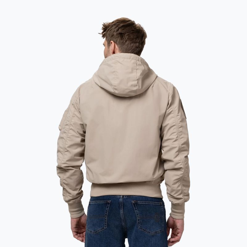 Pánská bunda Pitbull Hooper Hooded sand 3