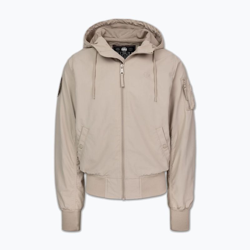 Pánská bunda Pitbull Hooper Hooded sand 5