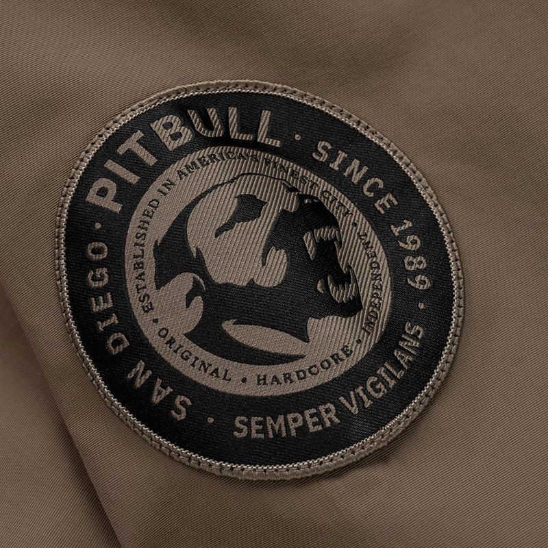 Pánská bunda Pitbull Meandro Kangaroo dark brown 9