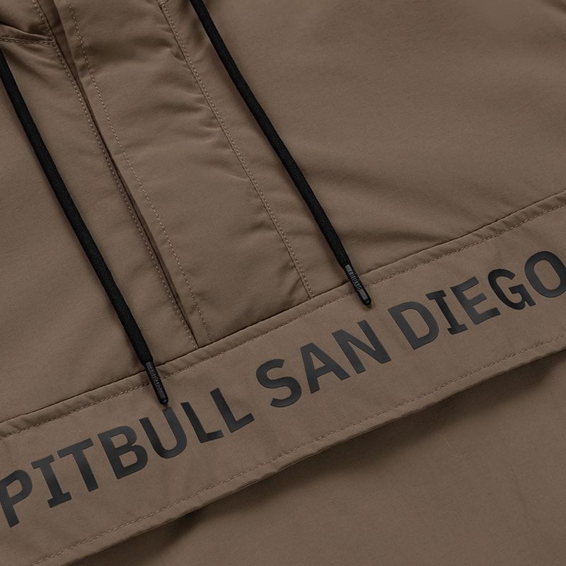 Pánská bunda Pitbull Meandro Kangaroo dark brown 12