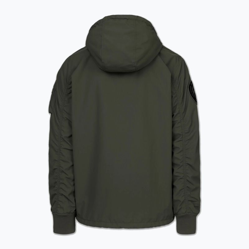 Pánská bunda Pitbull Meandro Kangaroo dark olive 4