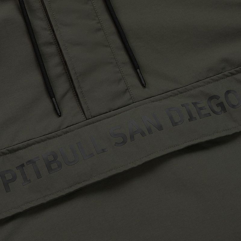 Pánská bunda Pitbull Meandro Kangaroo dark olive 7