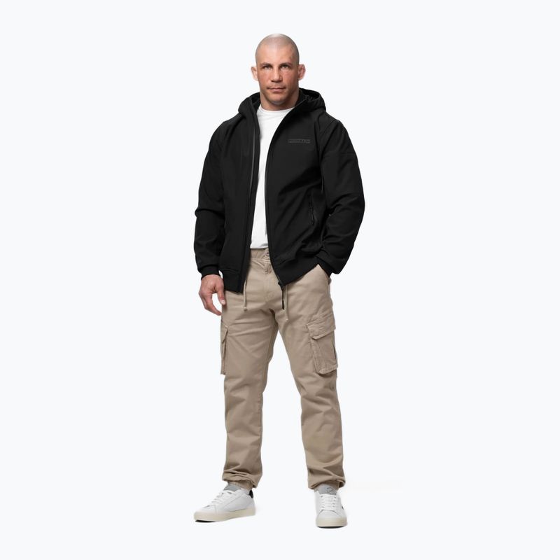 Pánská bunda Pitbull Roscoe Softshell black 2
