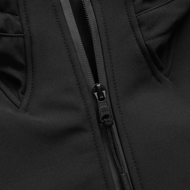 Pánská bunda Pitbull Roscoe Softshell black 7