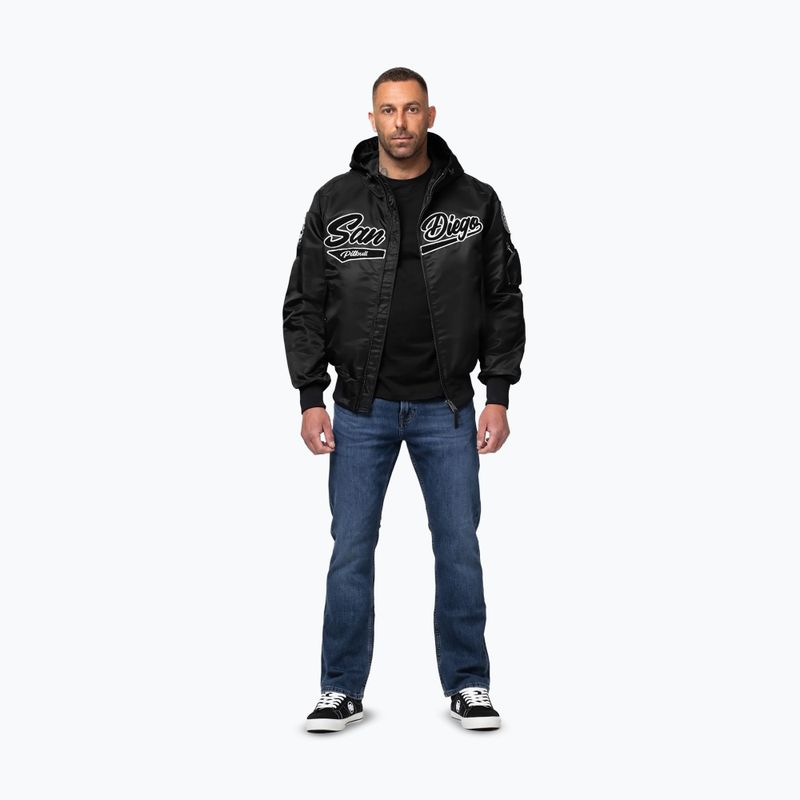 Pánská bunda Pitbull Aero Flight Hooded black 2