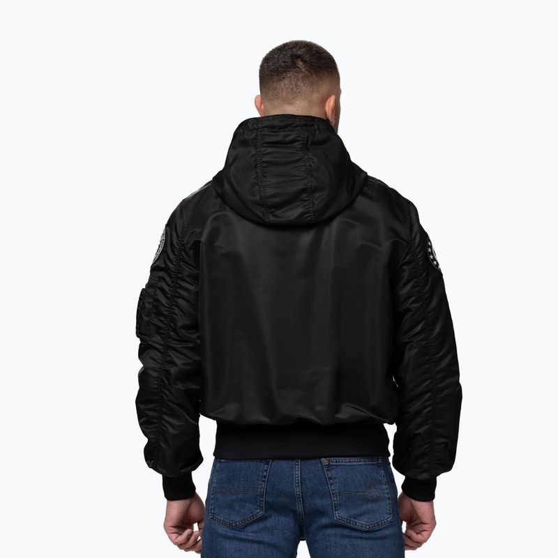 Pánská bunda Pitbull Aero Flight Hooded black 3