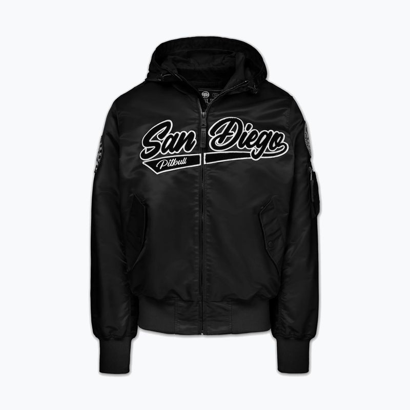 Pánská bunda Pitbull Aero Flight Hooded black 6