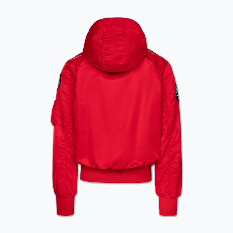 Pánská bunda Pitbull Aero Flight Hooded fluo/red 6