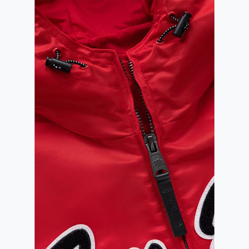 Pánská bunda Pitbull Aero Flight Hooded fluo/red 14