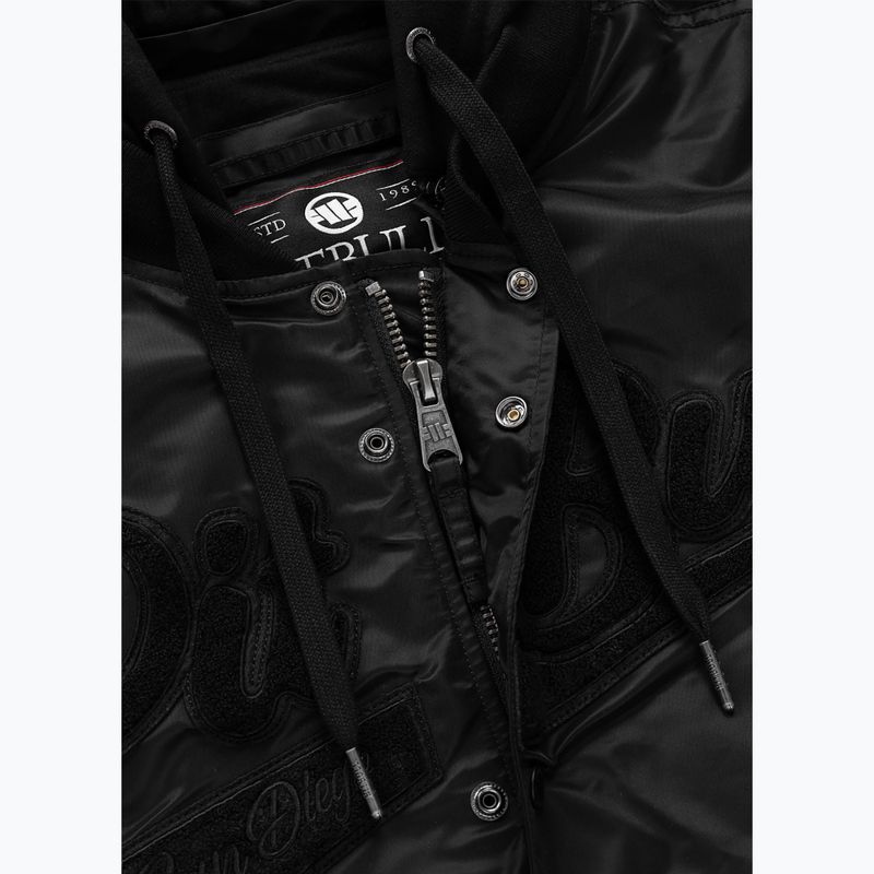Pánská bunda Pitbull Mason San Diego Baseball Hooded black 7