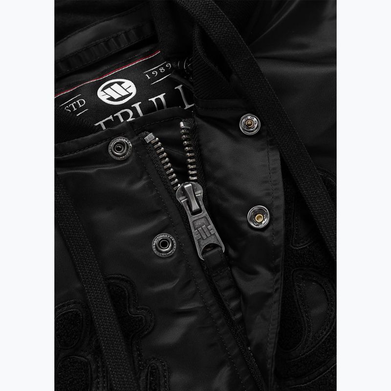 Pánská bunda Pitbull Mason San Diego Baseball Hooded black 8