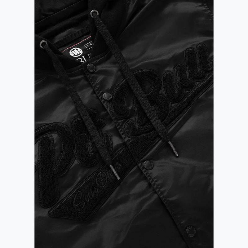 Pánská bunda Pitbull Mason San Diego Baseball Hooded black 11