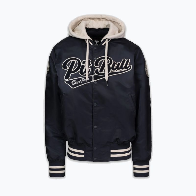 Pánská bunda Pitbull Mason San Diego Baseball Hooded dark navy/beige 4
