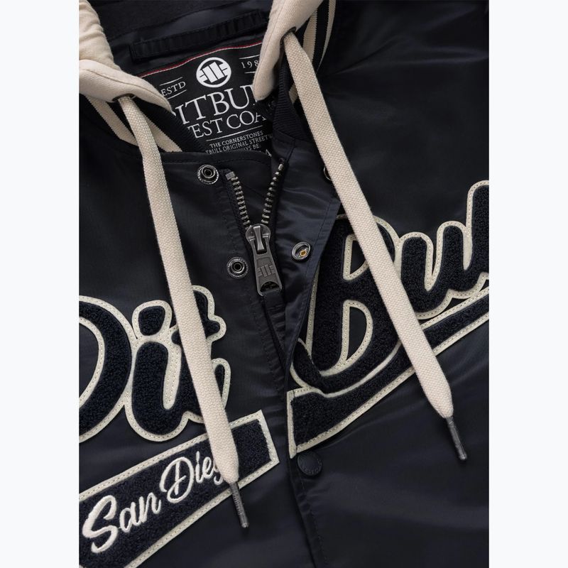 Pánská bunda Pitbull Mason San Diego Baseball Hooded dark navy/beige 6