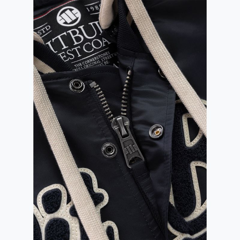 Pánská bunda Pitbull Mason San Diego Baseball Hooded dark navy/beige 8