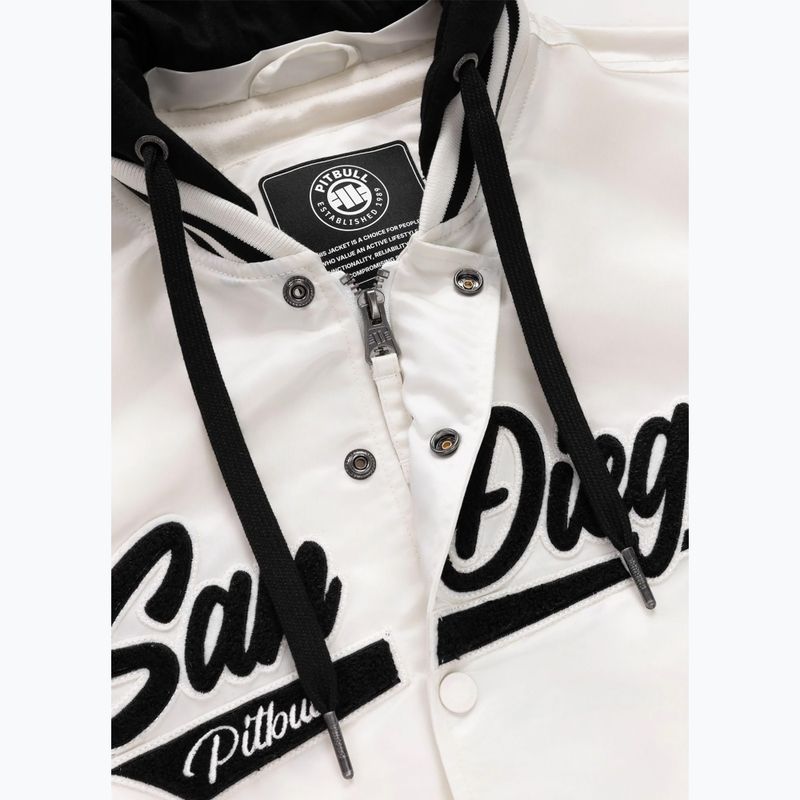 Dámská bunda Pitbull Angela San Diego Hooded Varsity off white 7