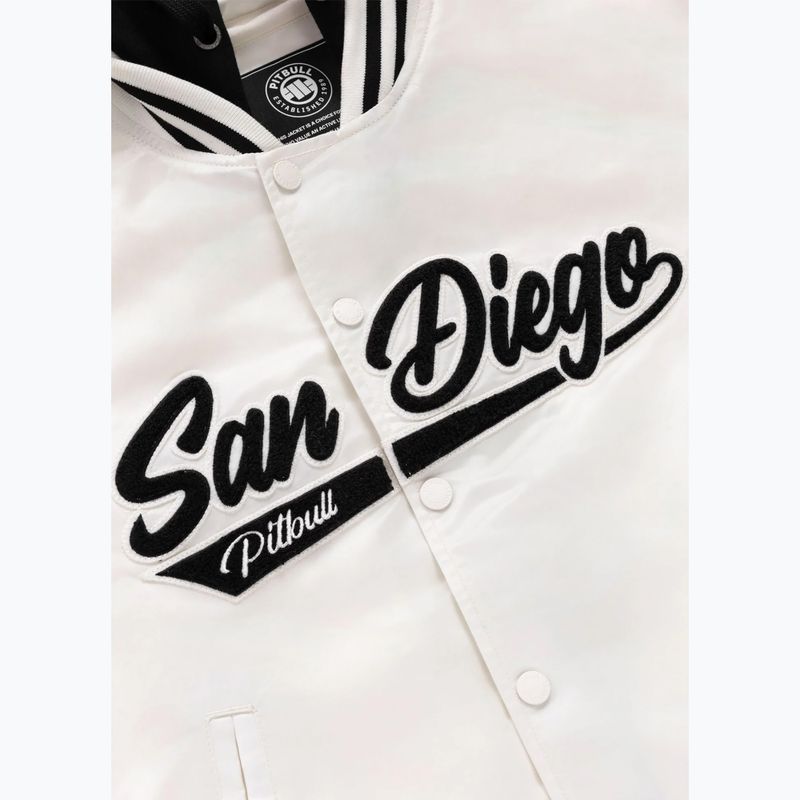 Dámská bunda Pitbull Angela San Diego Hooded Varsity off white 11