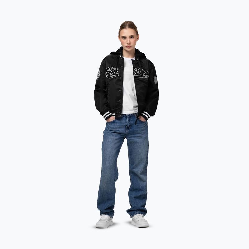 Dámská bunda Pitbull Angela San Diego Hooded Varsity black 2