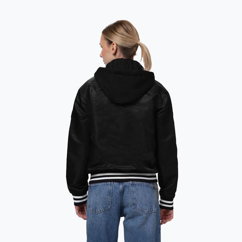 Dámská bunda Pitbull Angela San Diego Hooded Varsity black 3