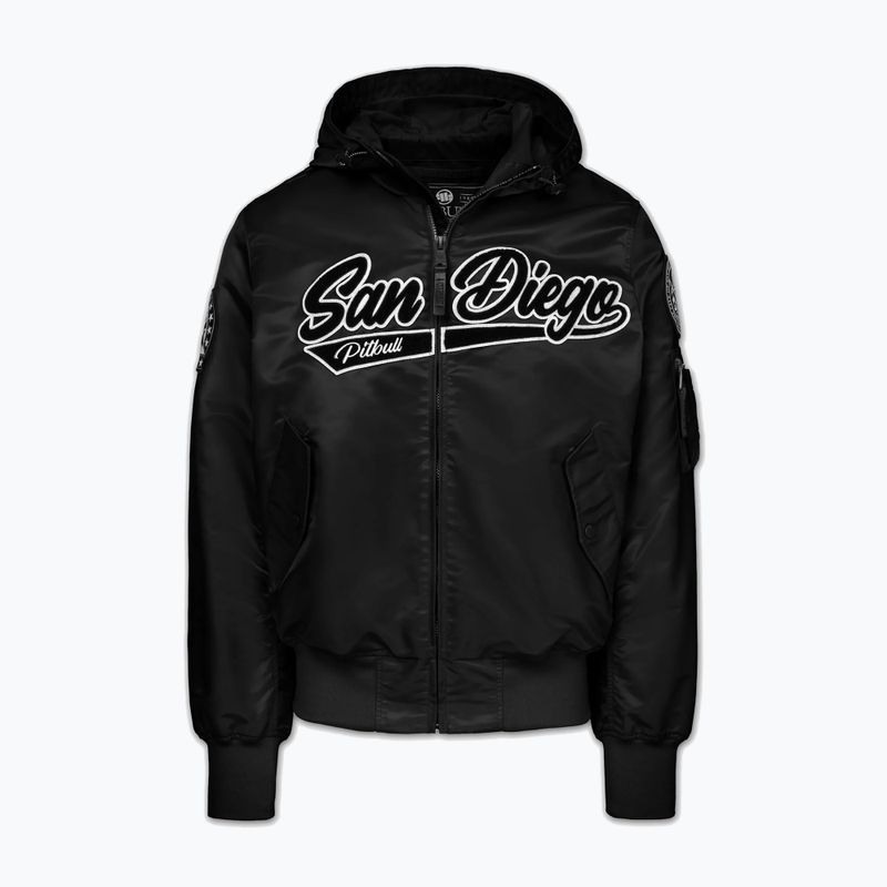 Dámská bunda Pitbull Angela San Diego Hooded Varsity black 6