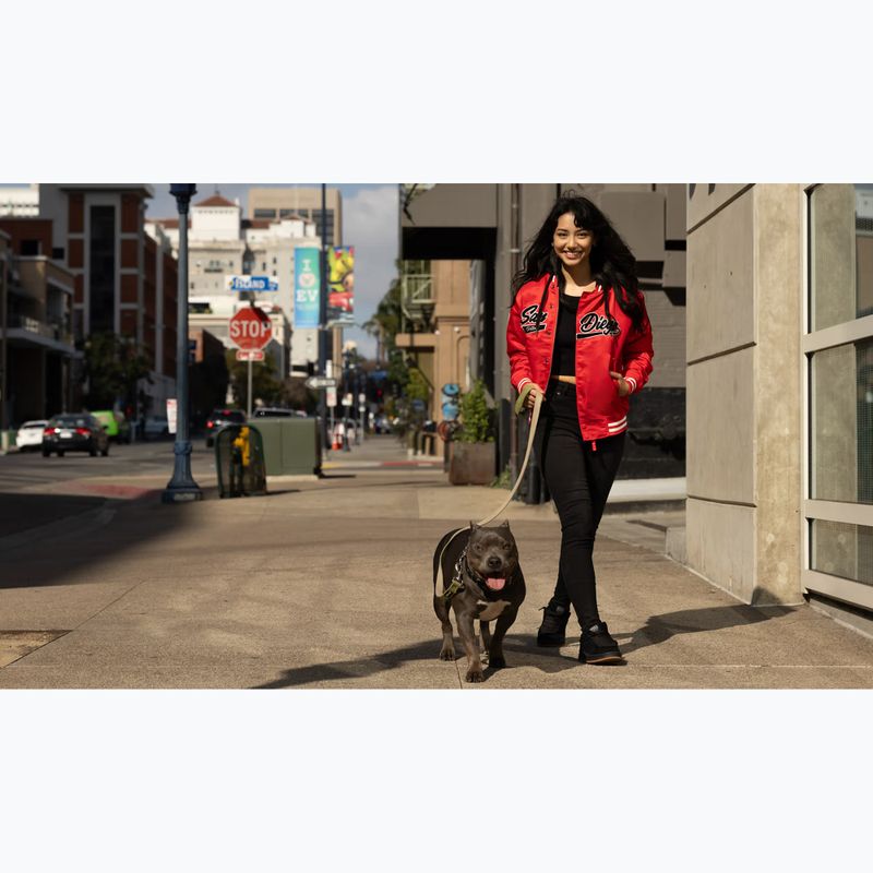 Dámská bunda Pitbull Angela San Diego Hooded Varsity fluo/red 17