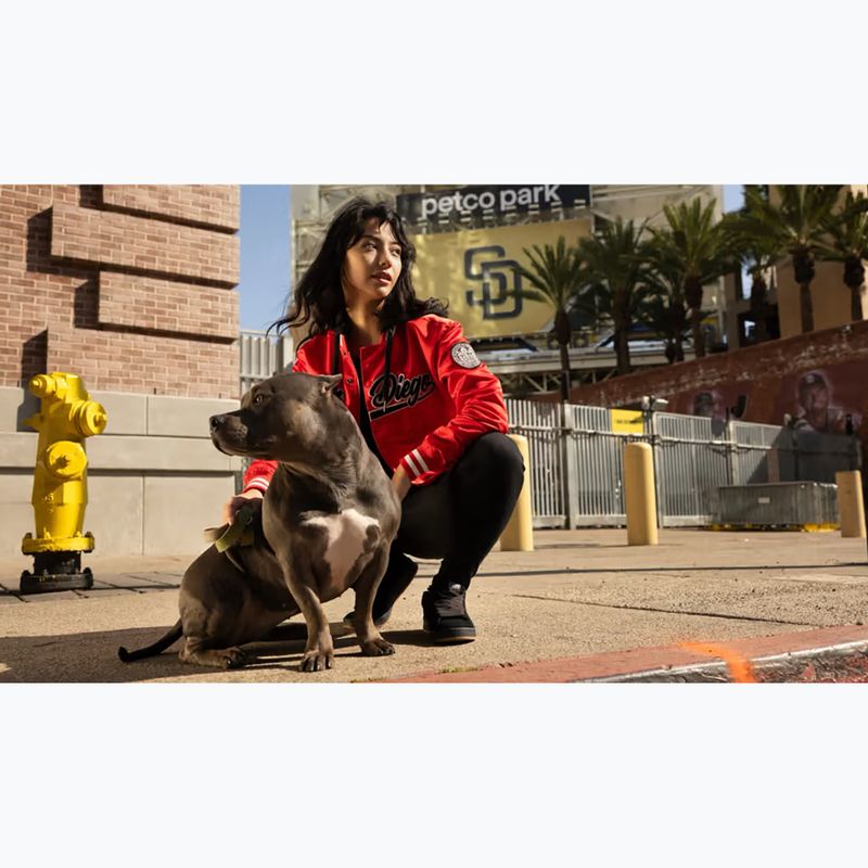 Dámská bunda Pitbull Angela San Diego Hooded Varsity fluo/red 19