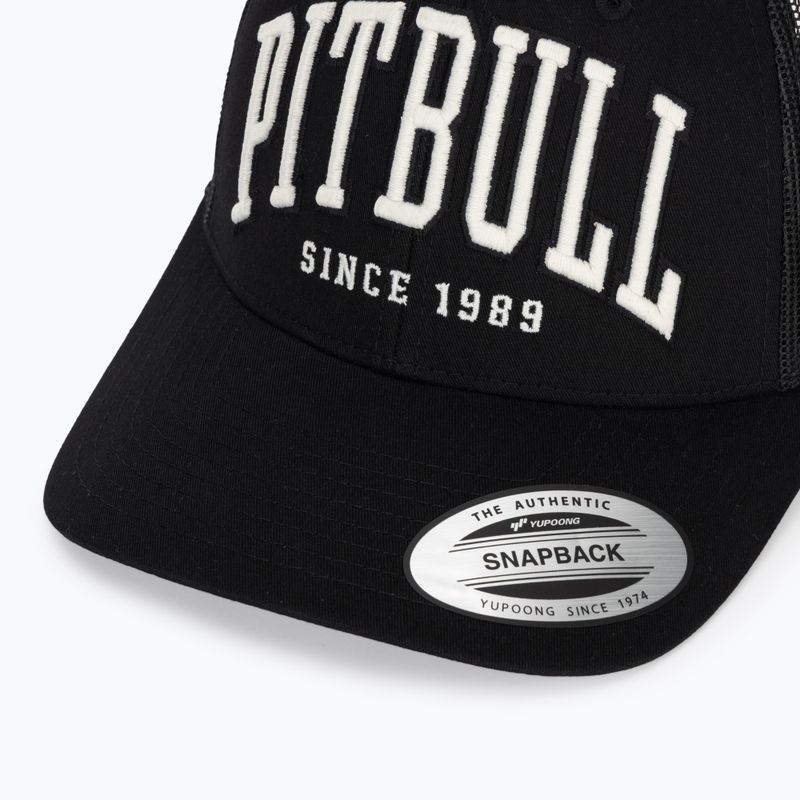 Pánská kšiltovka Pitbull Mesh "Pitbull Norton" Trucker Low Profile black/black 3