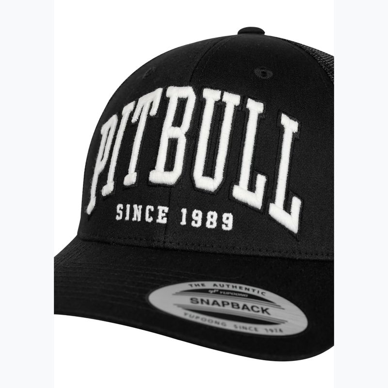 Pánská kšiltovka Pitbull Mesh "Pitbull Norton" Trucker Low Profile black/black 3