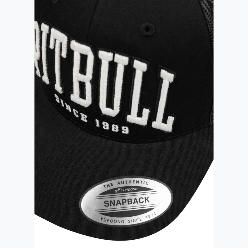 Pánská kšiltovka Pitbull Mesh "Pitbull Norton" Trucker Low Profile black/black 4