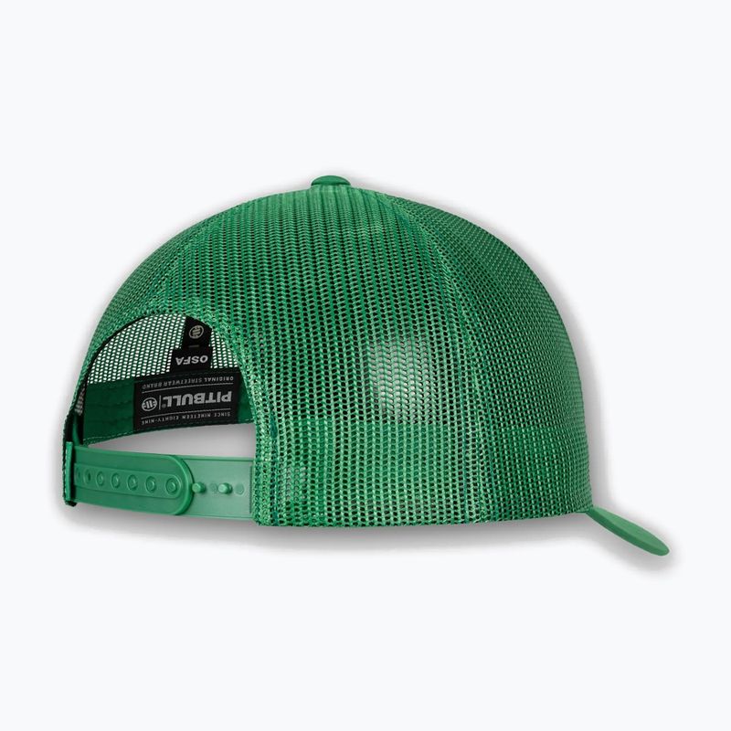Pánská kšiltovka Pitbull "SO.CAL." Retro Trucker green/white 2