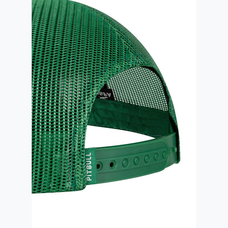 Pánská kšiltovka Pitbull "SO.CAL." Retro Trucker green/white 6
