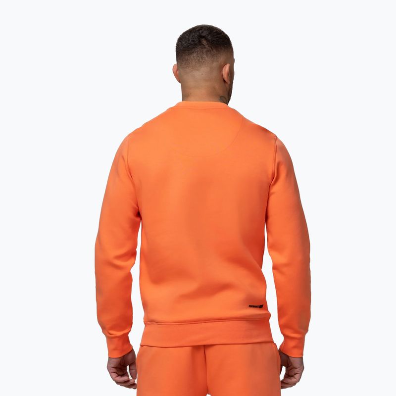 Pánská mikina Pitbull Dogwood Crewneck Sweatshirt fluo orange 3