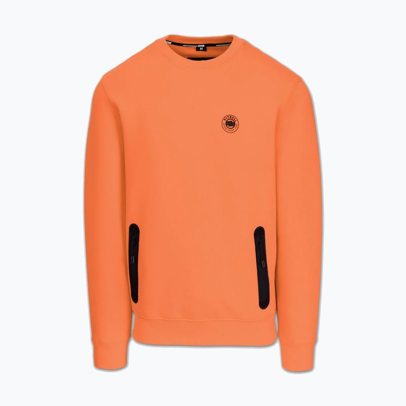 Pánská mikina Pitbull Dogwood Crewneck Sweatshirt fluo orange 4