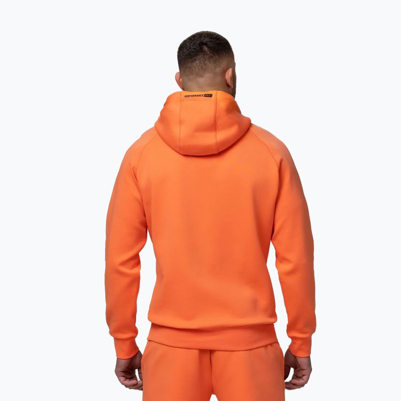 Pánská mikina Pitbull Dogwood Hooded Sweatshirt fluo orange 3