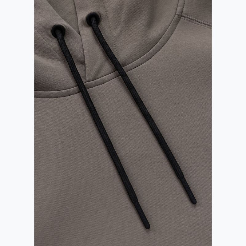 Pánská mikina Pitbull Dogwood Hooded Sweatshirt taupe 6