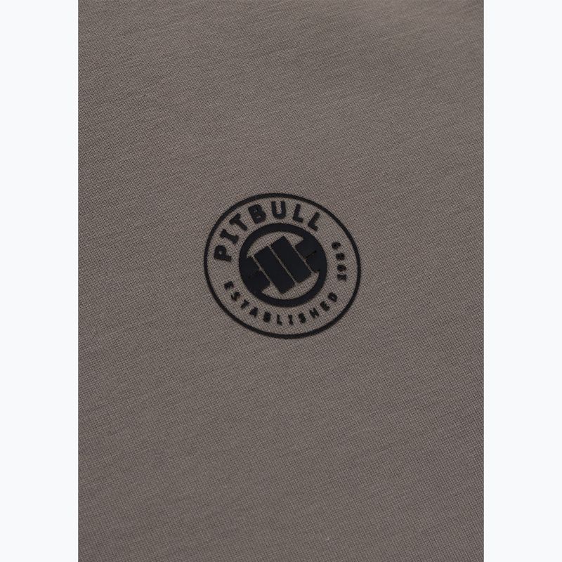 Pánská mikina Pitbull Dogwood Hooded Sweatshirt taupe 8