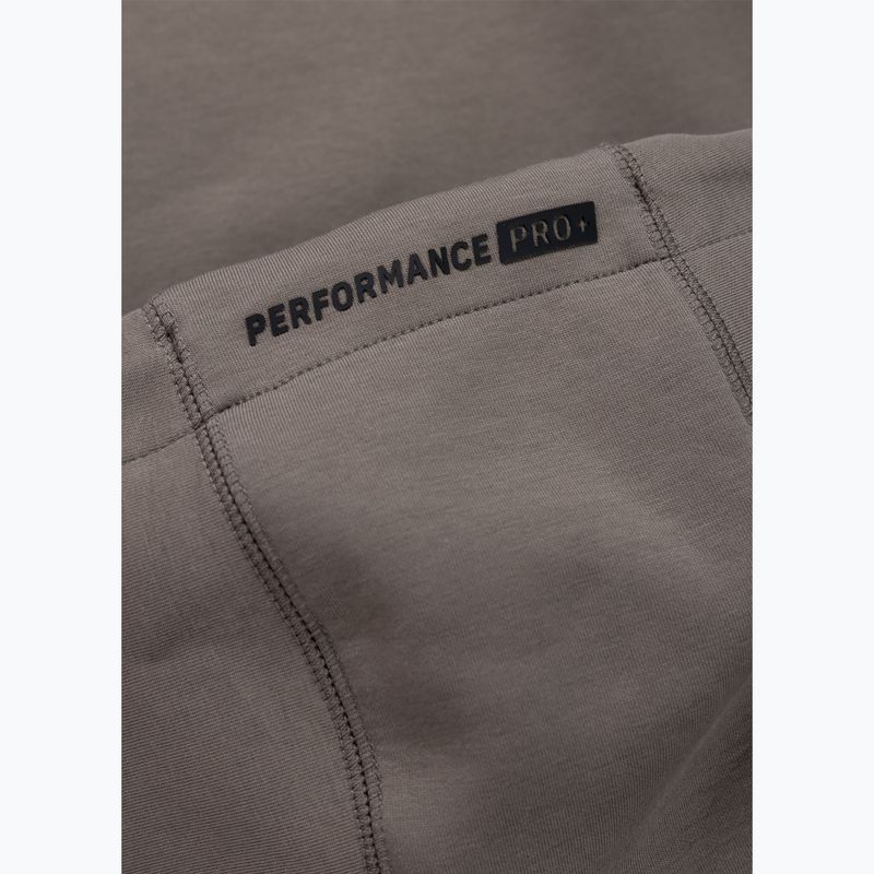 Pánská mikina Pitbull Dogwood Hooded Sweatshirt taupe 9