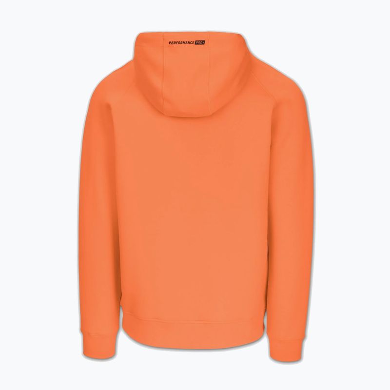 Pánská mikina Pitbull Dogwood Hooded Zip Sweatshirt fluo orange 6