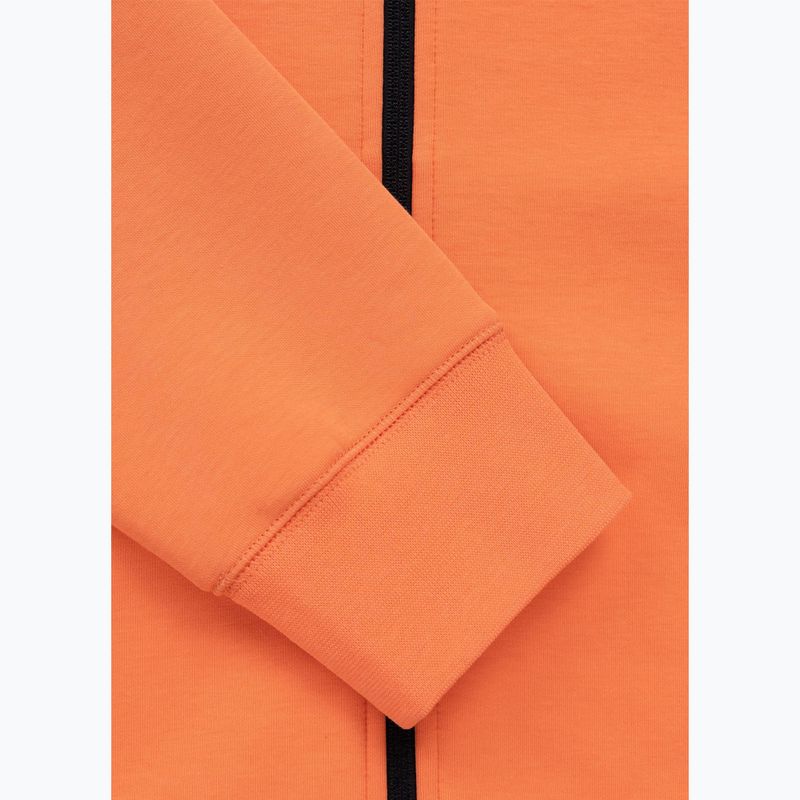 Pánská mikina Pitbull Dogwood Hooded Zip Sweatshirt fluo orange 9