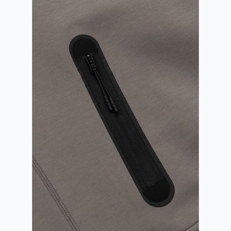 Pánská mikina Pitbull Dogwood Hooded Zip Sweatshirt taupe 8