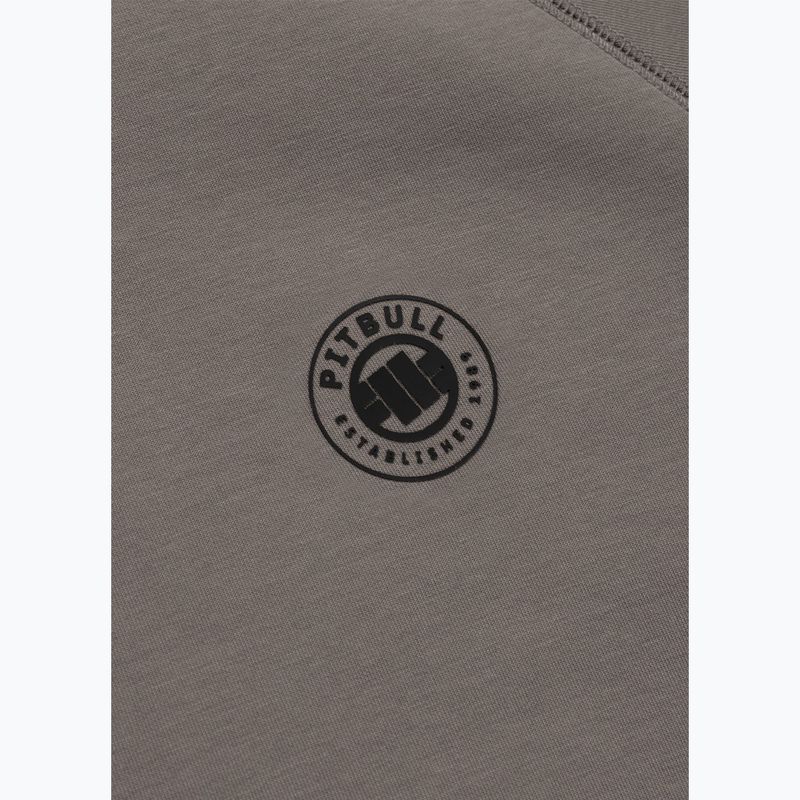 Pánská mikina Pitbull Dogwood Hooded Zip Sweatshirt taupe 9