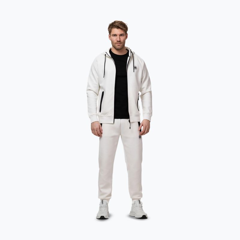Pánská mikina Pitbull Dogwood Hooded Zip Sweatshirt off white 2